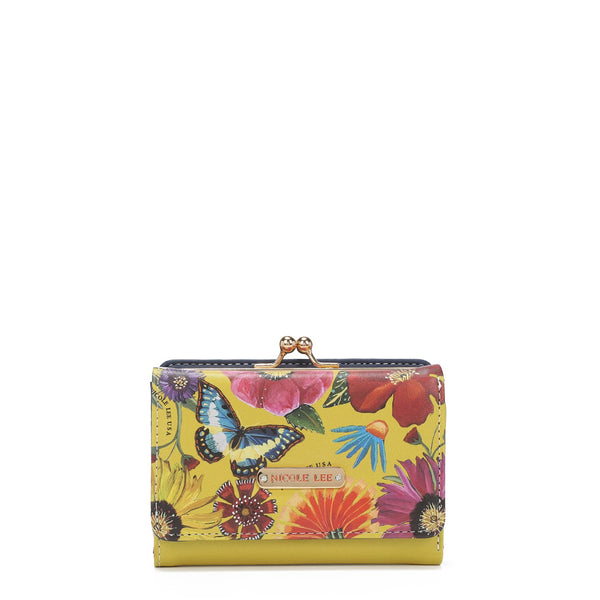 CARTERA TRIPLE COMPACTA DE MODA CON BLOQUEO RFID