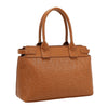 BOLSO SATCHEL ELEGANCE EN RELIEVE (MARRON)