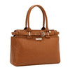 BOLSO SATCHEL ELEGANCE EN RELIEVE (MARRON)