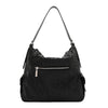 BOLSO DE HOMBRO GRANDE ELEGANCIA EN RELIEVE (NEGRO)