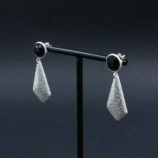 Pendientes Vintage con Onix Negro pilido