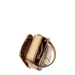 BANDOLERA CON BOLSILLO Y BLOQUES DE COLOR (NEGRO)