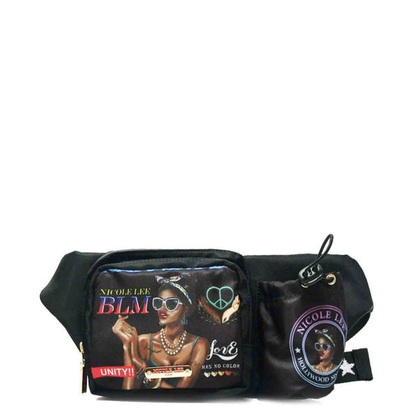 RIÑONERA SUAVE DE NYLON CON ESTAMPADO FASHION