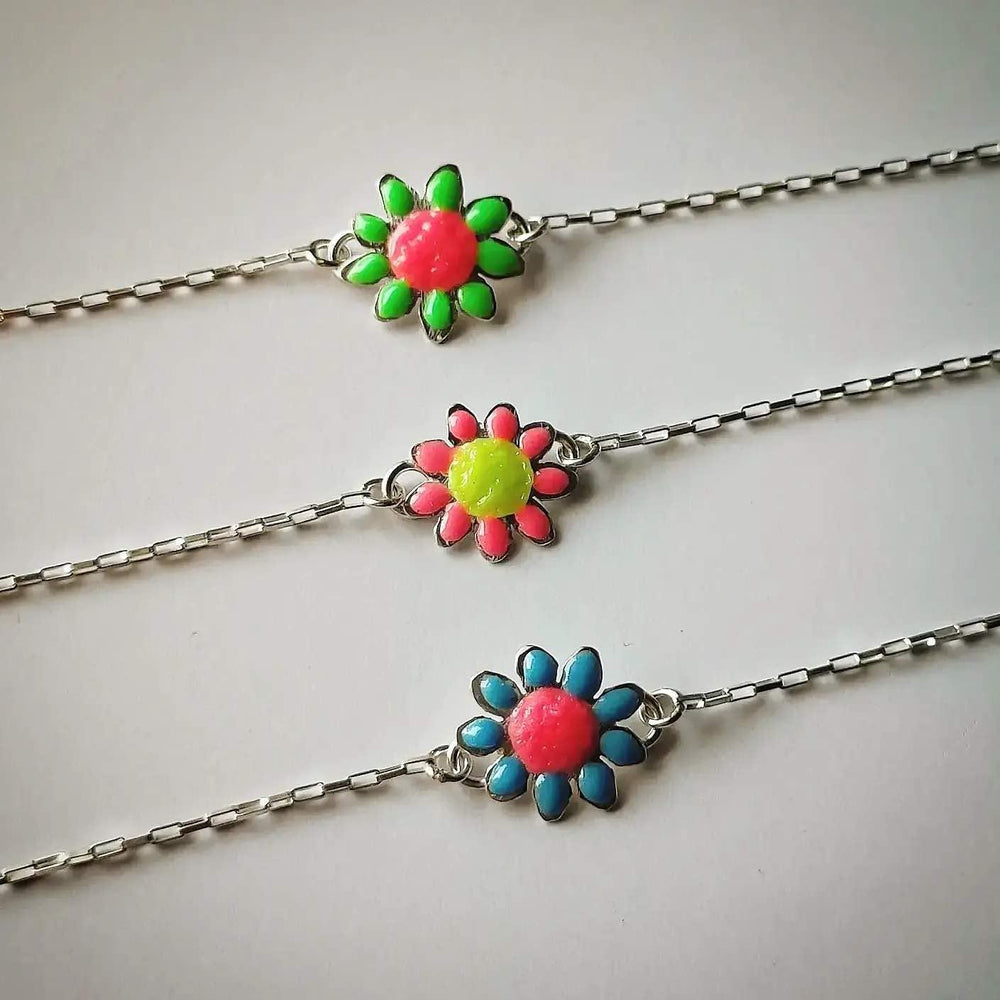 Pulsera Flor Luminiscente