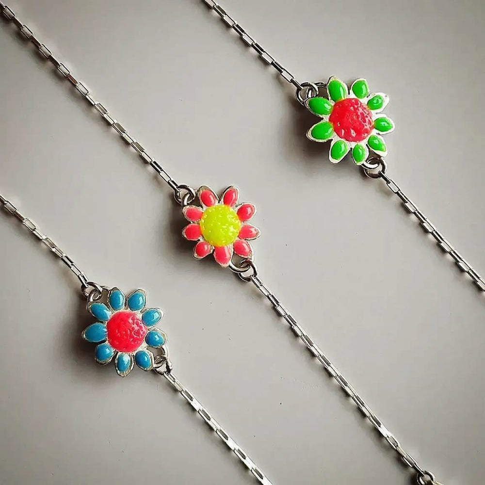 Pulsera Flor Luminiscente
